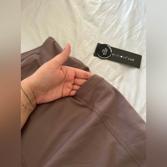 Yogalicious Lux High Waist Side Pocket Full Length Size L - Picture 2 of 12